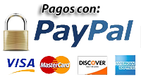 -	Pagos seguros por internet a través de PayPal.