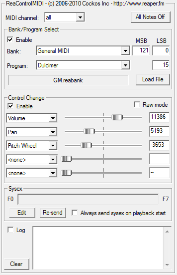 ReaControlMIDI